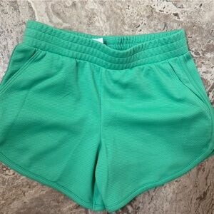 NWT Plus Size Large 10-12 Athletic Works GreenShorts